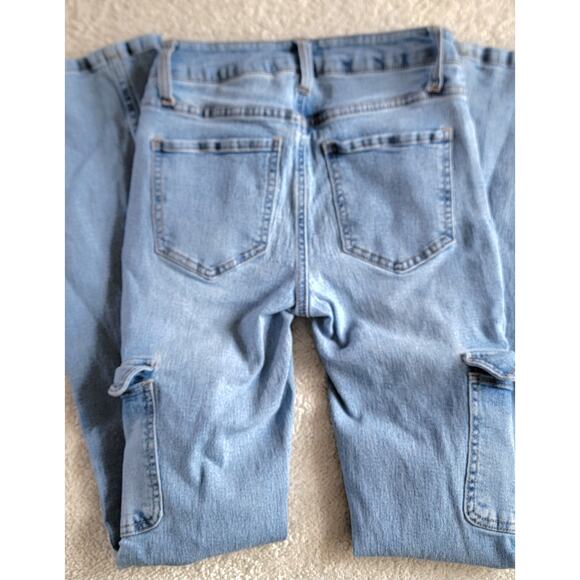 Juniors Vanilla Star Skinny Cargo Jeans Size 1 - Picture 4 of 5
